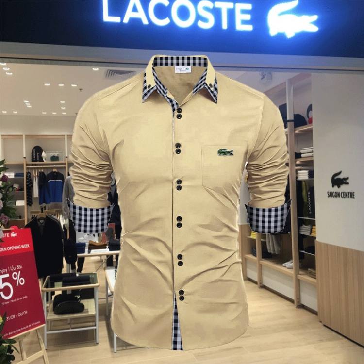 Camicia LC Elegante con Dettagli a Quadri