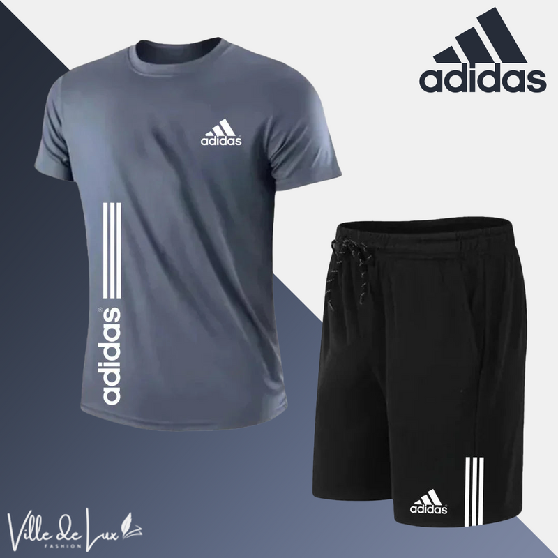 Conjunto de camiseta y pantalones cortos Adidas
