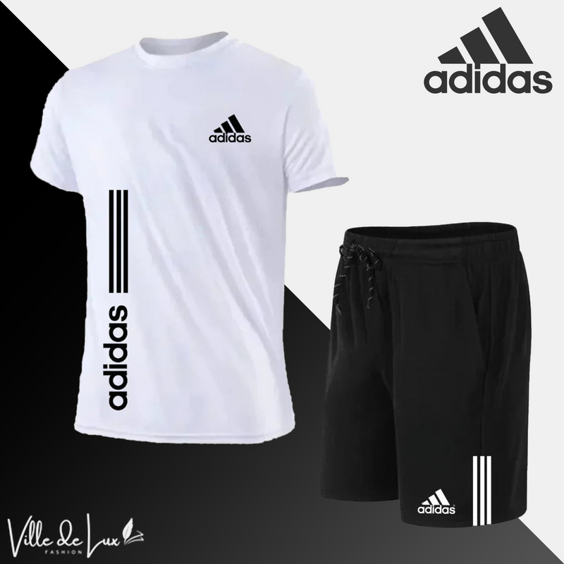 Conjunto de camiseta y pantalones cortos Adidas